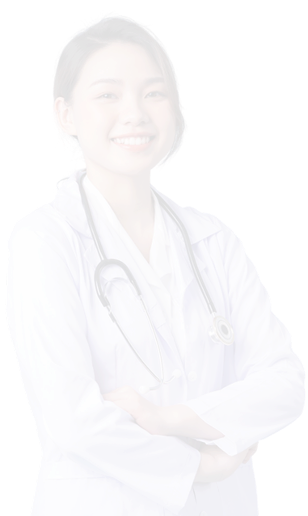 young asian female doctor standing on blue background free photo photoroom 1